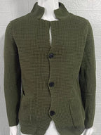 Slim Stand Collar Knitted New Cardigan Jacket - StepByStepNow