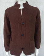 Slim Stand Collar Knitted New Cardigan Jacket - StepByStepNow