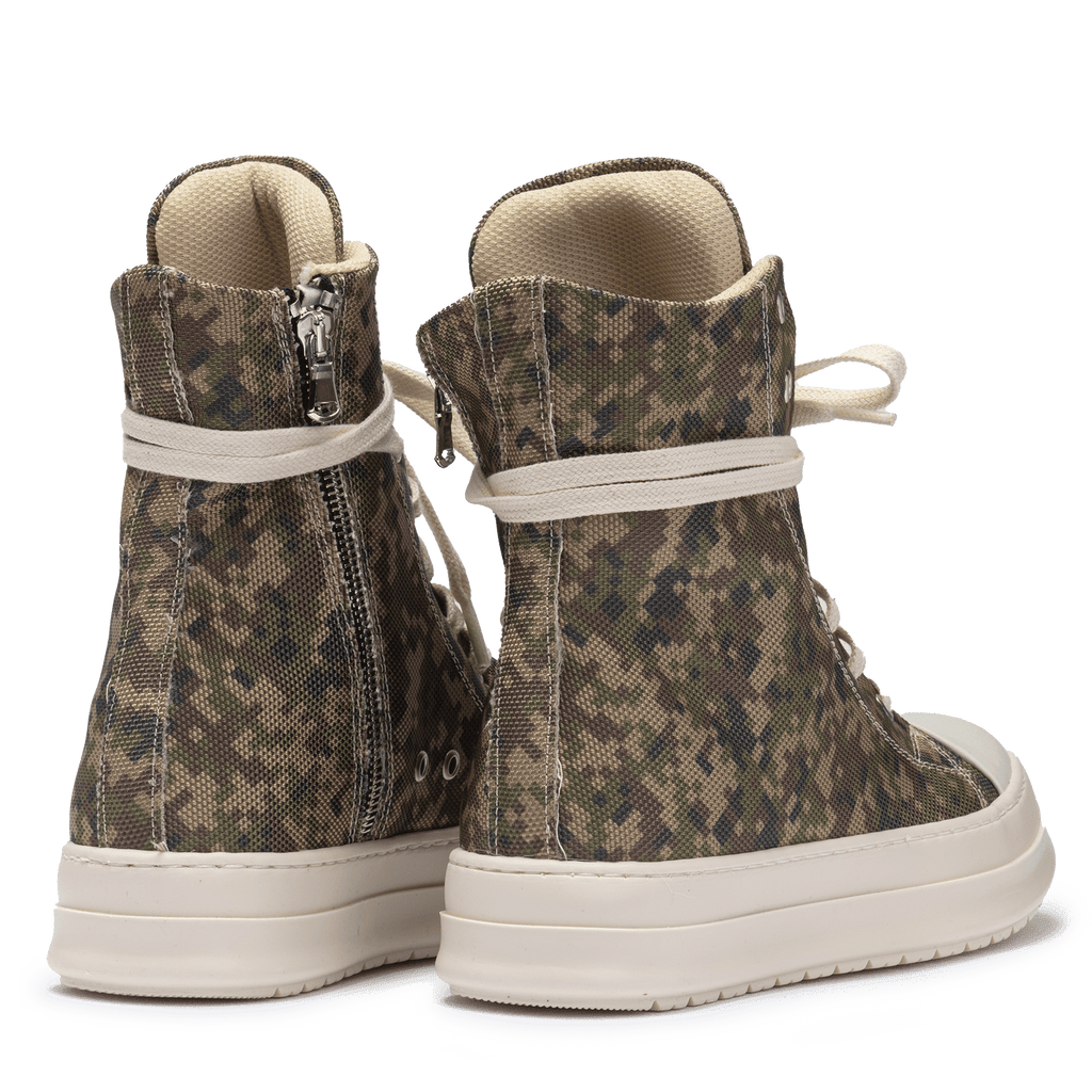Sneakers Canvas Camouflage High - StepByStepNow