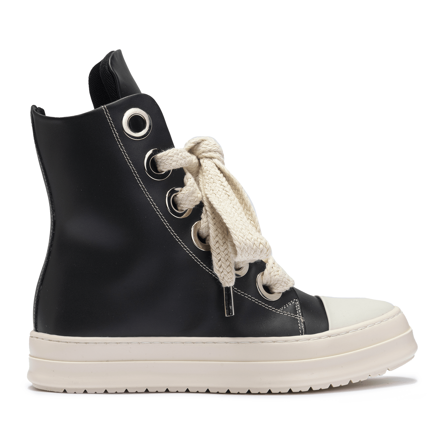 Sneakers Leather High Maxi Lace - StepByStepNow