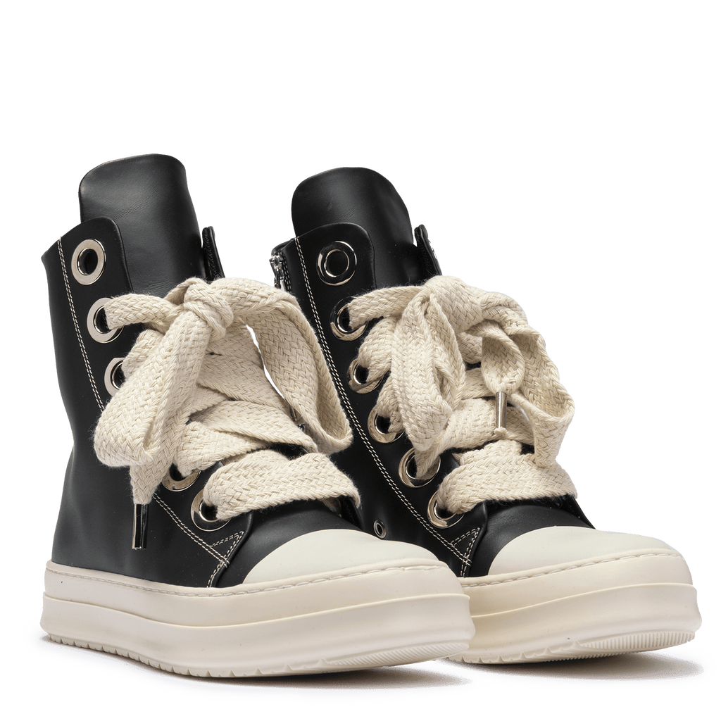 Sneakers Leather High Maxi Lace - StepByStepNow