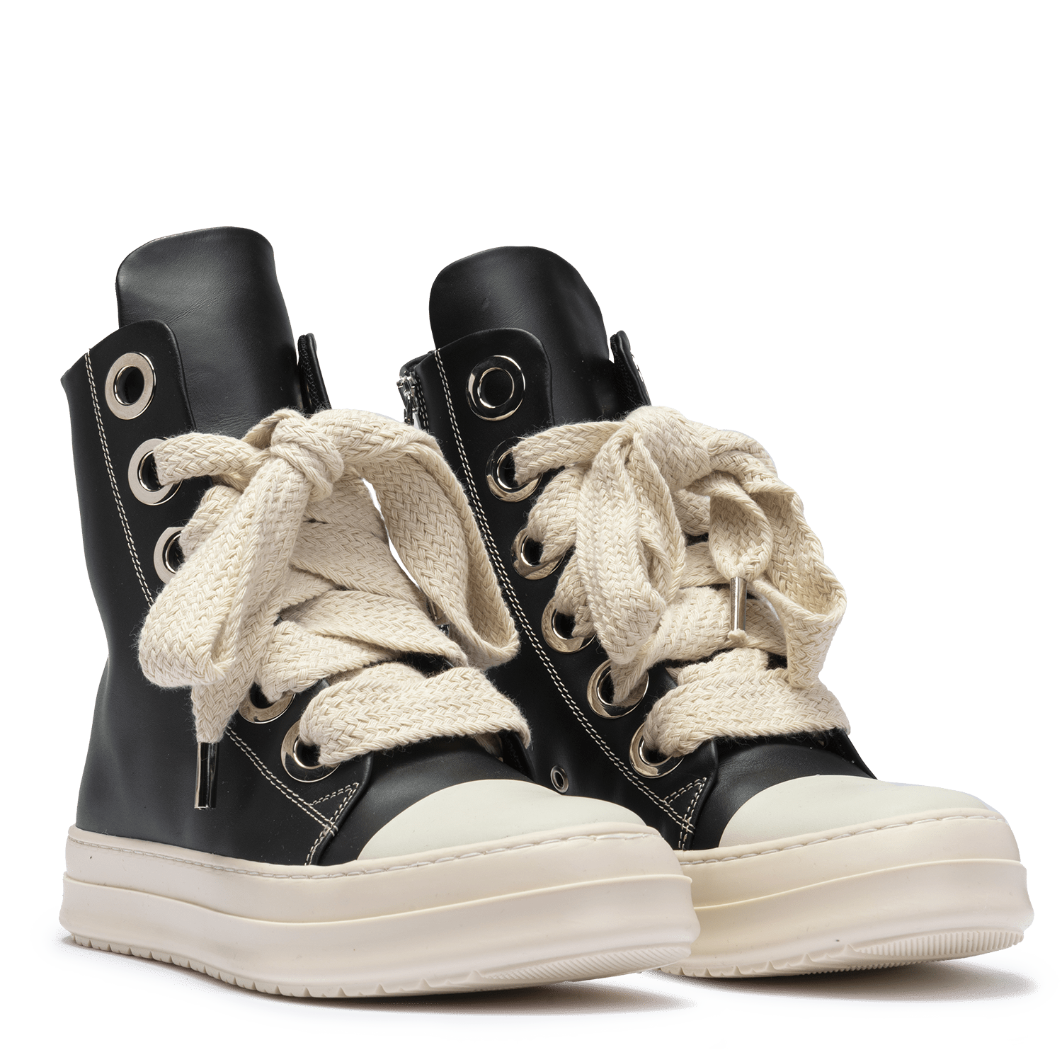 Sneakers Leather High Maxi Lace - StepByStepNow