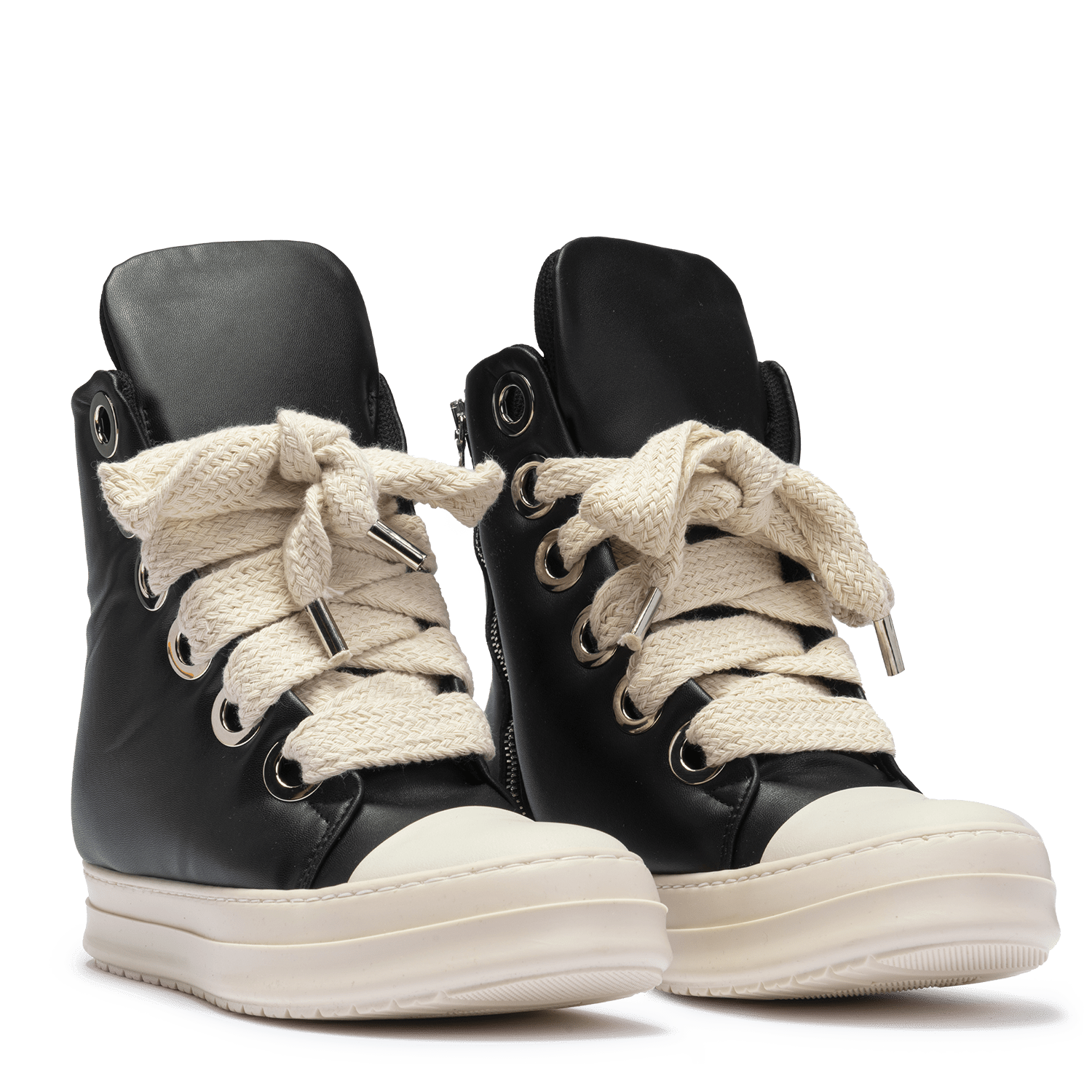 Sneakers Leather High Puffer - StepByStepNow