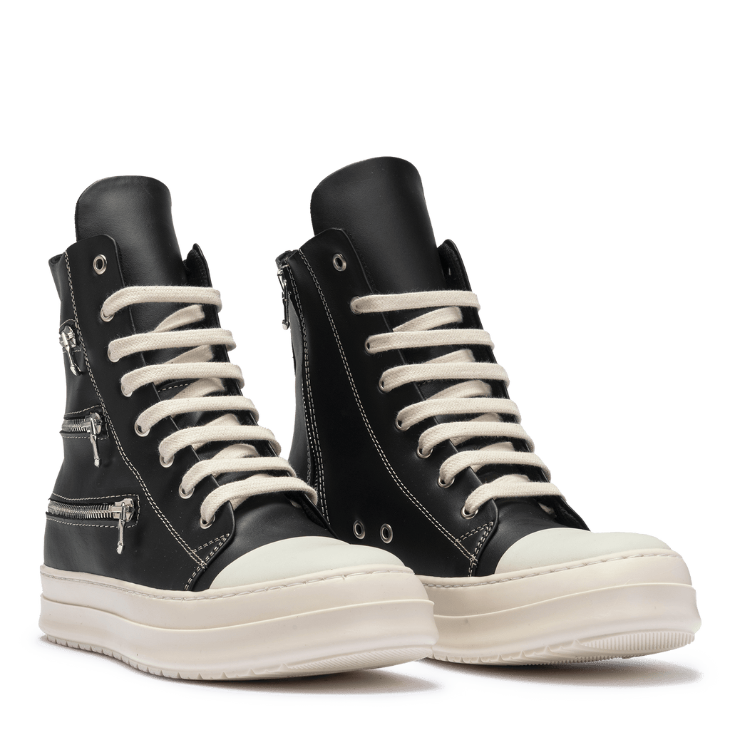 Sneakers Leather High Triple Zip - StepByStepNow