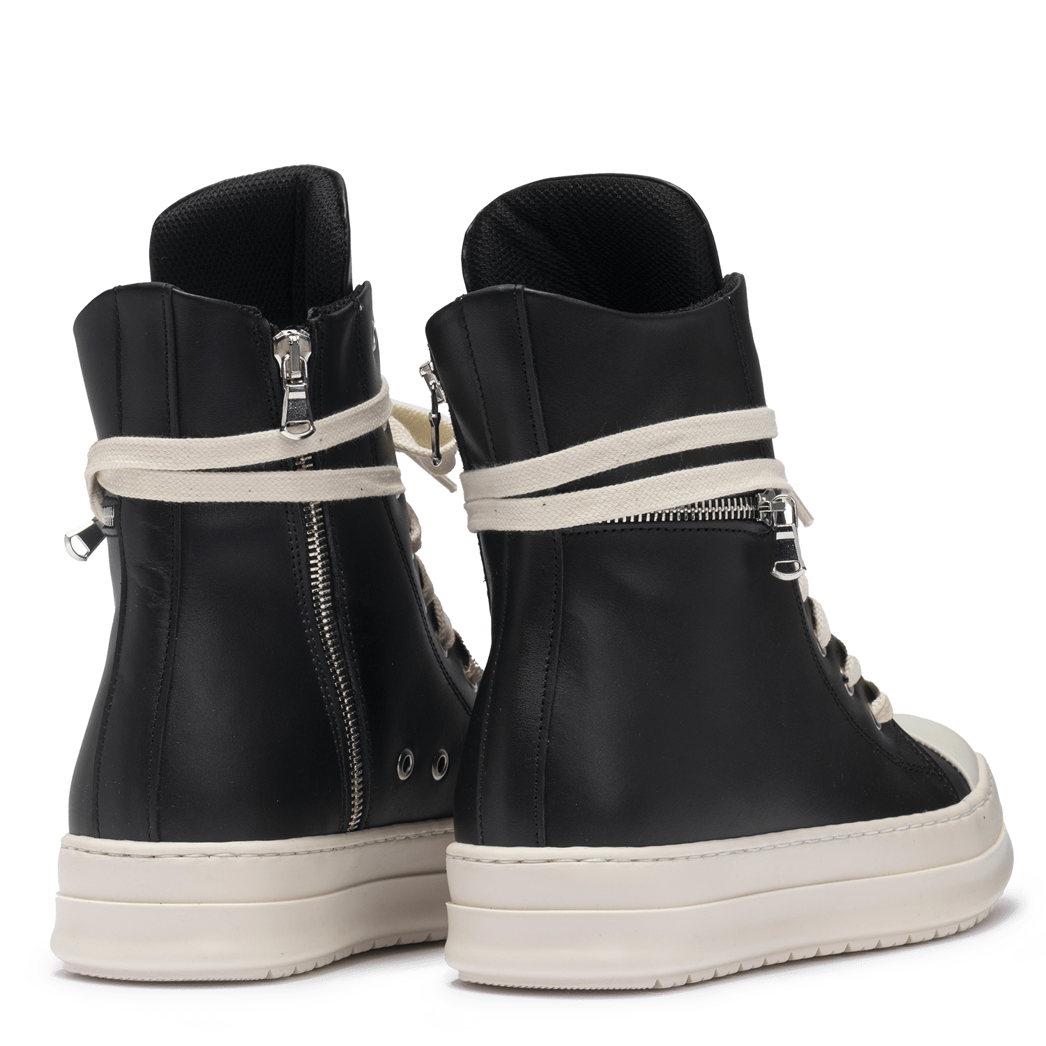 Sneakers Leather High Zip - StepByStepNow