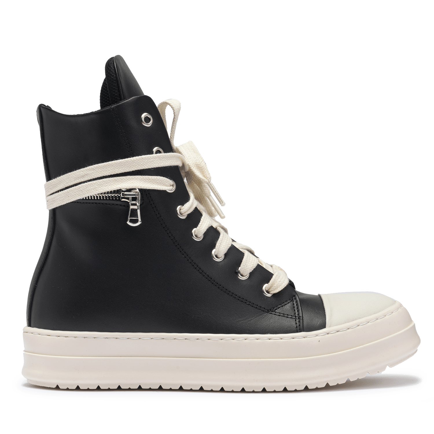 Sneakers Leather High Zip - StepByStepNow