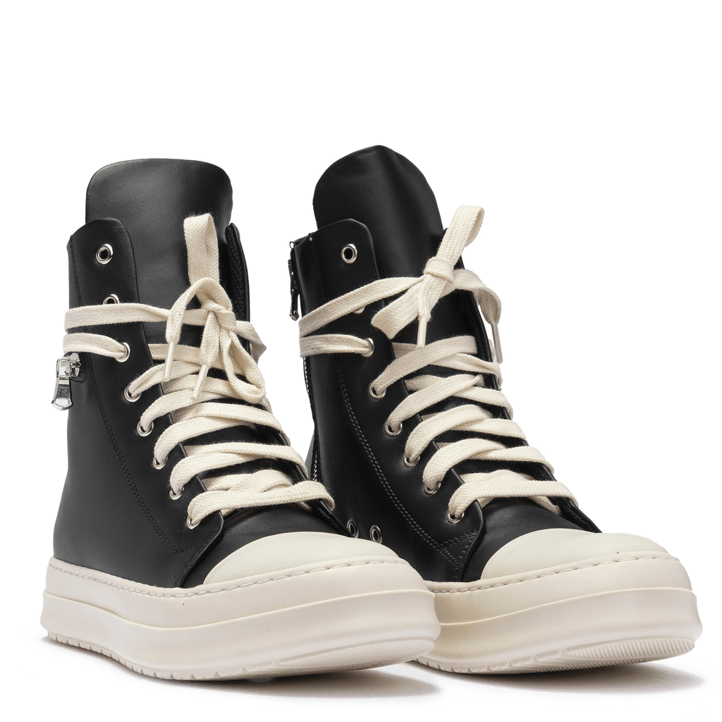 Sneakers Leather High Zip - StepByStepNow