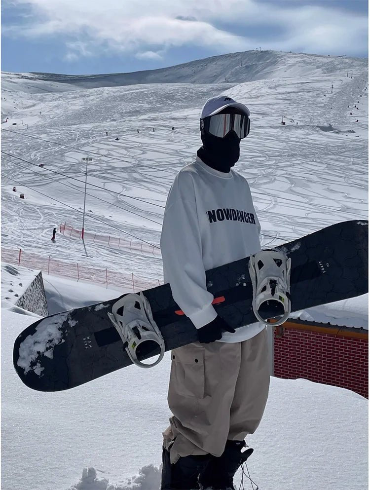Snowboard abbigliamento sportivo Oversize Ski felpa con cappuccio - StepByStepNow