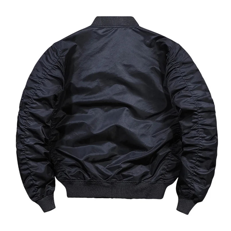 Spring Bomber Jacket For Men Women Padding Military Jacket Varsity Baseball Coat Mens Windbreaker Male Clothing MA1 Winter Z1 - StepByStep