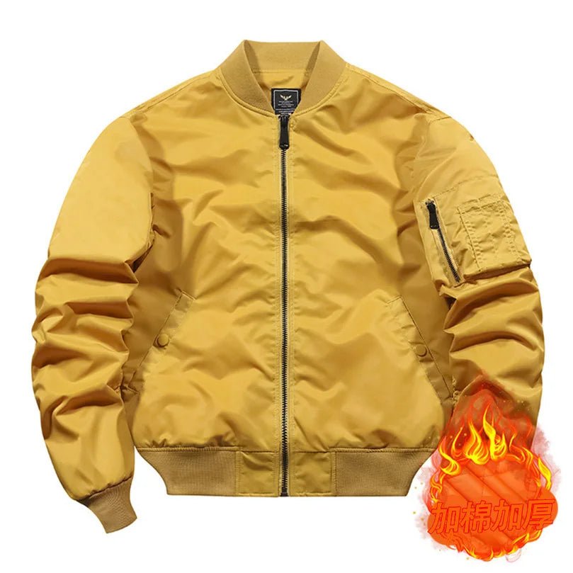 Spring Bomber Jacket For Men Women Padding Military Jacket Varsity Baseball Coat Mens Windbreaker Male Clothing MA1 Winter Z1 - StepByStep