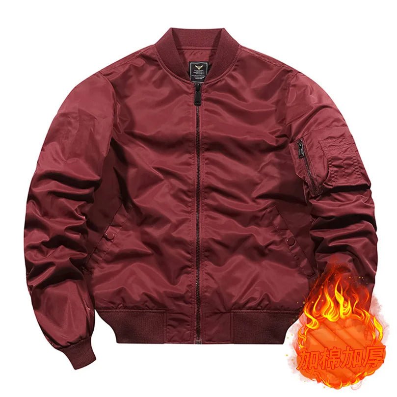 Spring Bomber Jacket For Men Women Padding Military Jacket Varsity Baseball Coat Mens Windbreaker Male Clothing MA1 Winter Z1 - StepByStep