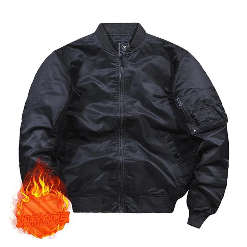 Spring Bomber Jacket For Men Women Padding Military Jacket Varsity Baseball Coat Mens Windbreaker Male Clothing MA1 Winter Z1 - StepByStep