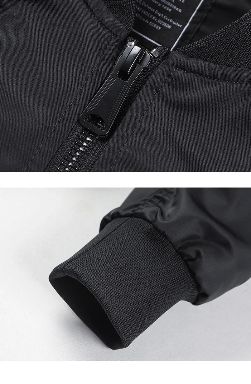 Spring Bomber Jacket For Men Women Padding Military Jacket Varsity Baseball Coat Mens Windbreaker Male Clothing MA1 Winter Z1 - StepByStep