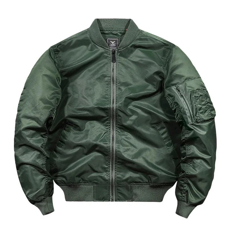 Spring Bomber Jacket For Men Women Padding Military Jacket Varsity Baseball Coat Mens Windbreaker Male Clothing MA1 Winter Z1 - StepByStep