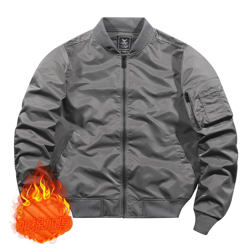 Spring Bomber Jacket For Men Women Padding Military Jacket Varsity Baseball Coat Mens Windbreaker Male Clothing MA1 Winter Z1 - StepByStep