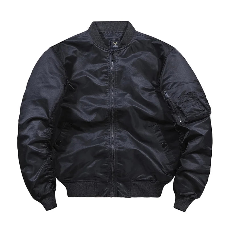 Spring Bomber Jacket For Men Women Padding Military Jacket Varsity Baseball Coat Mens Windbreaker Male Clothing MA1 Winter Z1 - StepByStep