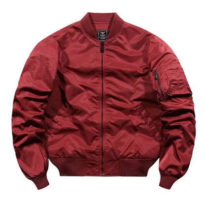 Spring Bomber Jacket For Men Women Padding Military Jacket Varsity Baseball Coat Mens Windbreaker Male Clothing MA1 Winter Z1 - StepByStep