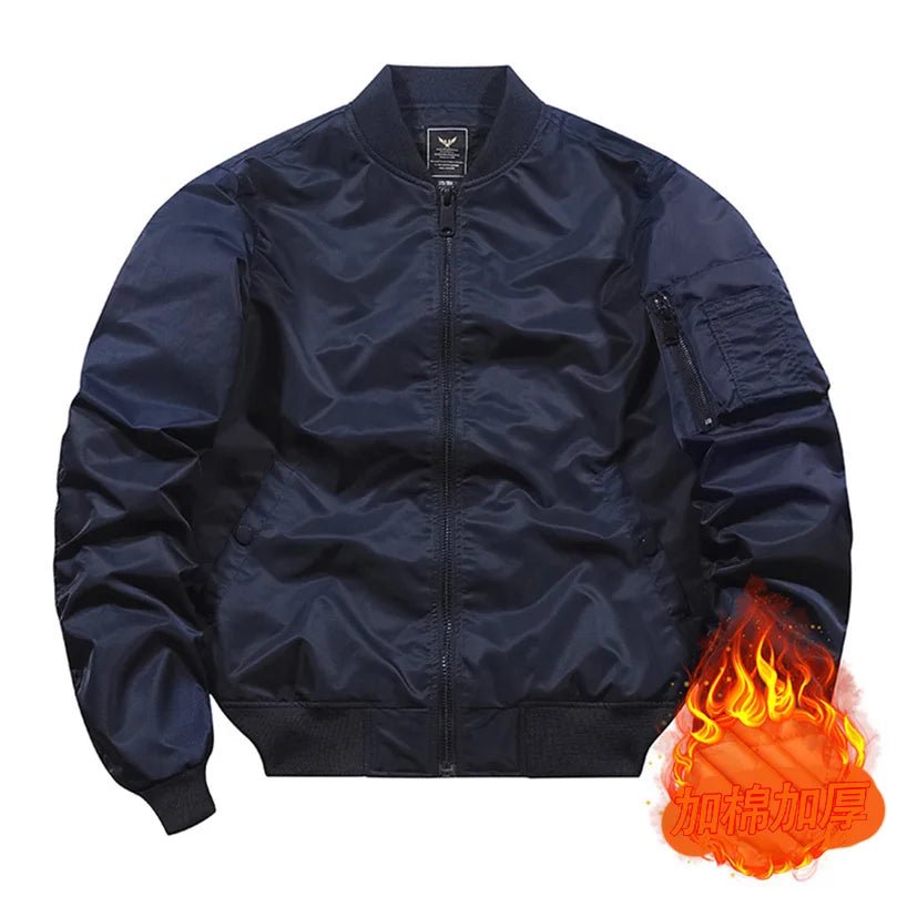 Spring Bomber Jacket For Men Women Padding Military Jacket Varsity Baseball Coat Mens Windbreaker Male Clothing MA1 Winter Z1 - StepByStep