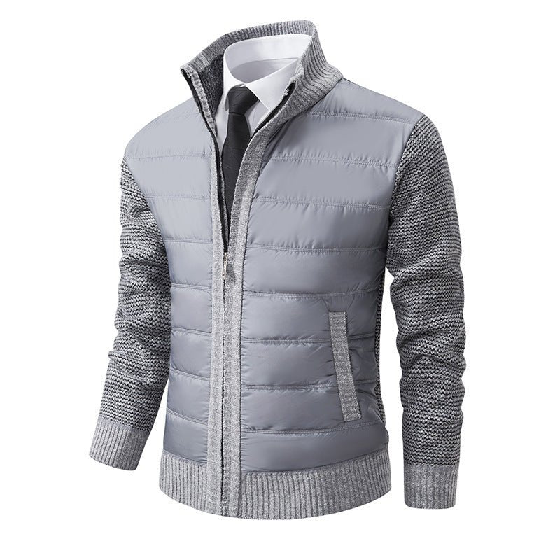 Stand Collar Fleece - lined Thickened Men's Coat - StepByStepNow