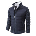 Stand Collar Fleece - lined Thickened Men's Coat - StepByStepNow