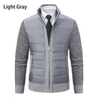 Stand Collar Fleece - lined Thickened Men's Coat - StepByStepNow