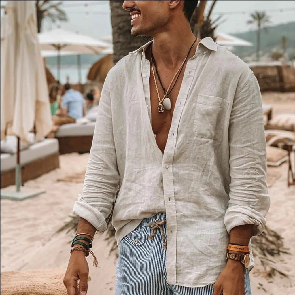 StepByStepNow | Men’s Essential Ultra - Thin Outdoor Shirt – Breathable Cardigan Hybri - StepByStepNow