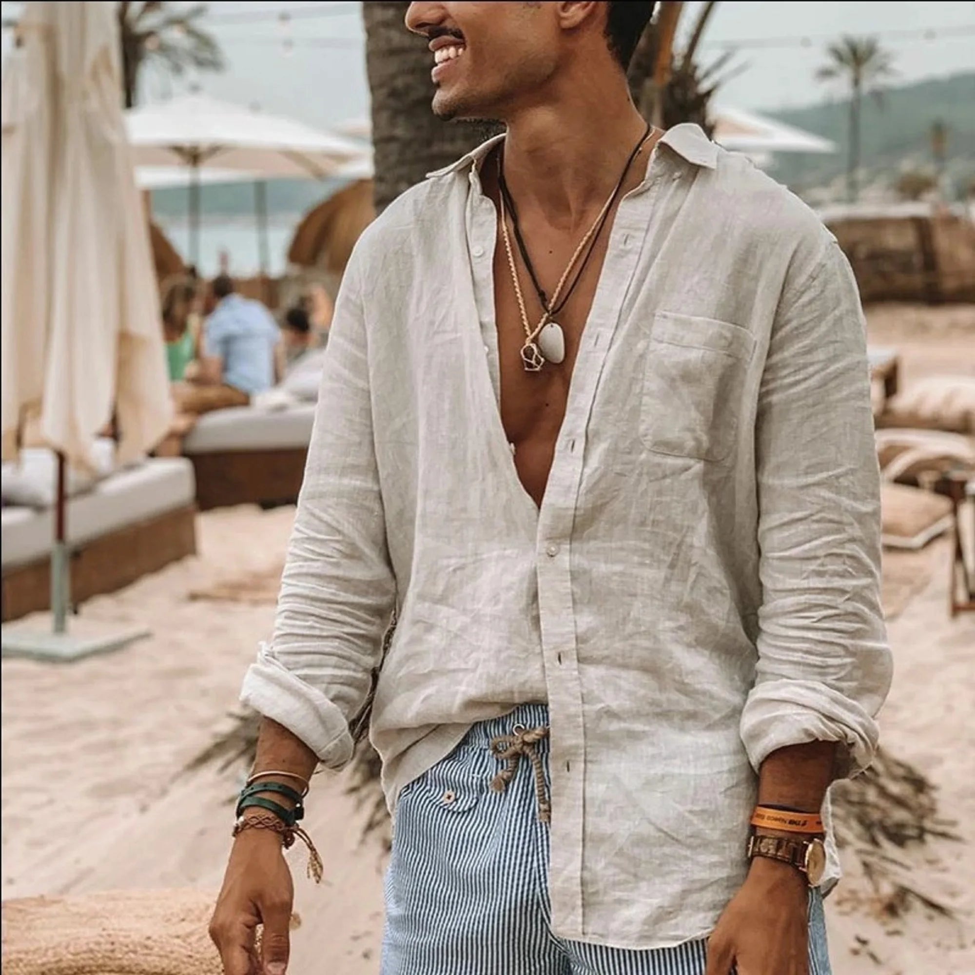 StepByStepNow | Men’s Essential Ultra - Thin Outdoor Shirt – Breathable Cardigan Hybri - StepByStepNow