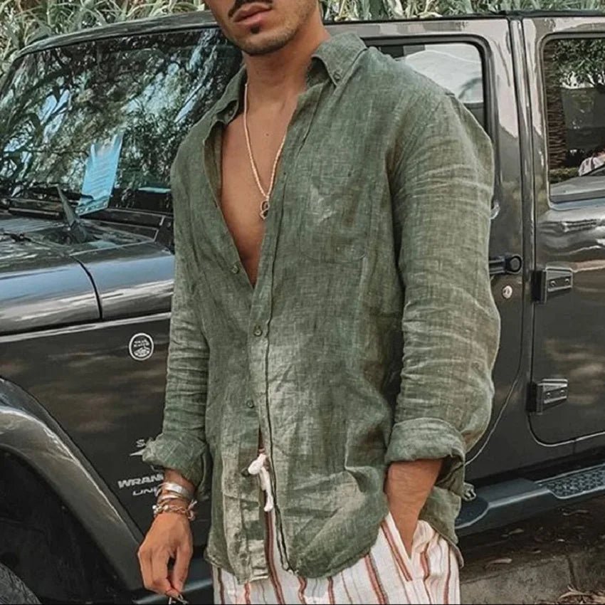 StepByStepNow | Men’s Essential Ultra - Thin Outdoor Shirt – Breathable Cardigan Hybri - StepByStepNow