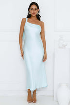 Strapless Satin Slit Long Dress For Women, Upper East Side, BYMANYC New York. - StepByStep