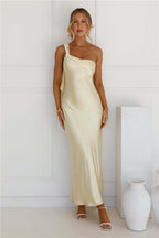 Strapless Satin Slit Long Dress For Women, Upper East Side, BYMANYC New York. - StepByStep