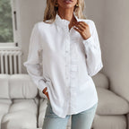 Camicia a righe con ruches - Blusa elegante - StepByStepNow