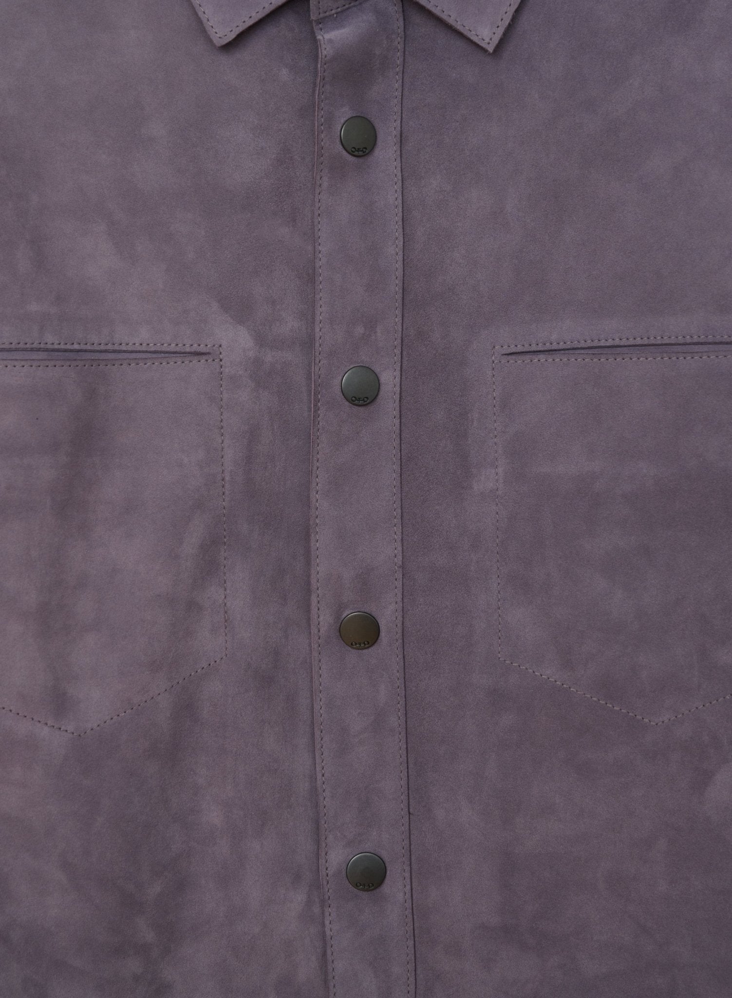 Suede Shirt Jacket (Plum) - StepByStep