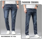 Jeans uomo grigi elasticizzati per estate: perfetti per l'ufficio o il tempo libero - StepByStepNow
