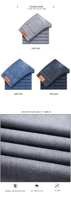 Jeans uomo grigi elasticizzati per estate: perfetti per l'ufficio o il tempo libero - StepByStepNow