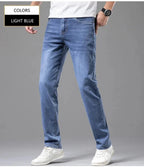 Jeans uomo grigi elasticizzati per estate: perfetti per l'ufficio o il tempo libero - StepByStepNow