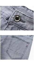 Jeans uomo grigi elasticizzati per estate: perfetti per l'ufficio o il tempo libero - StepByStepNow