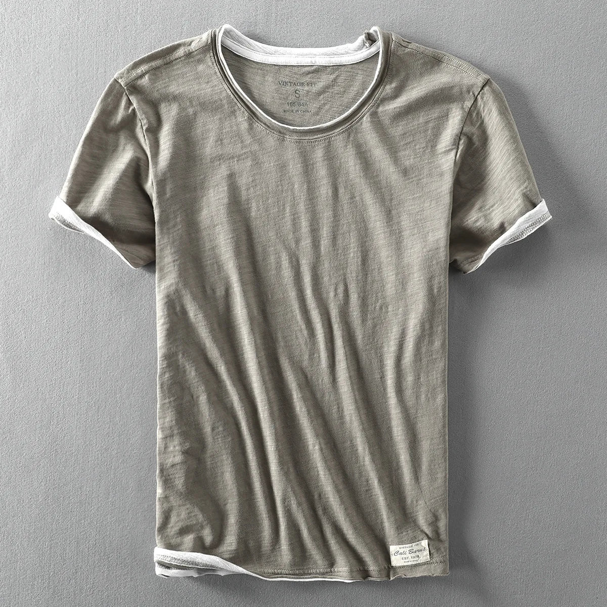 Summer Fashion Men's Japan Style Bamboo Cotton Solid Color Short Sleeve T-Shirt Male Casual Simple Soft Thin White Tee Tshirts - StepByStepNow