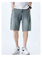 Shorts in tessuto Lyocell estivo da uomo, casuale e comodo con design di strada a cinque tasche - StepByStepNow