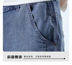 Shorts in tessuto Lyocell estivo da uomo, casuale e comodo con design di strada a cinque tasche - StepByStepNow