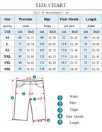 Summer Men's Denim Shorts Retro Fashion Elastic Waist Loose Straight Leg Large Pocket Shorts Brand Men's Clothing Casual Pants - StepByStepNow