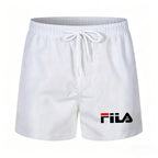 Summer men's drawstring casual sports shorts - bright color five-pocket pants with internal breathable mesh lining - beach pants - StepByStepNow