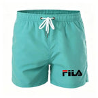 Summer men's drawstring casual sports shorts - bright color five-pocket pants with internal breathable mesh lining - beach pants - StepByStepNow