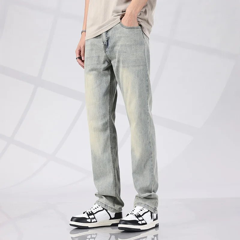 Jeans dritti blu retro estivi per uomo: casual e trendy! - StepByStepNow