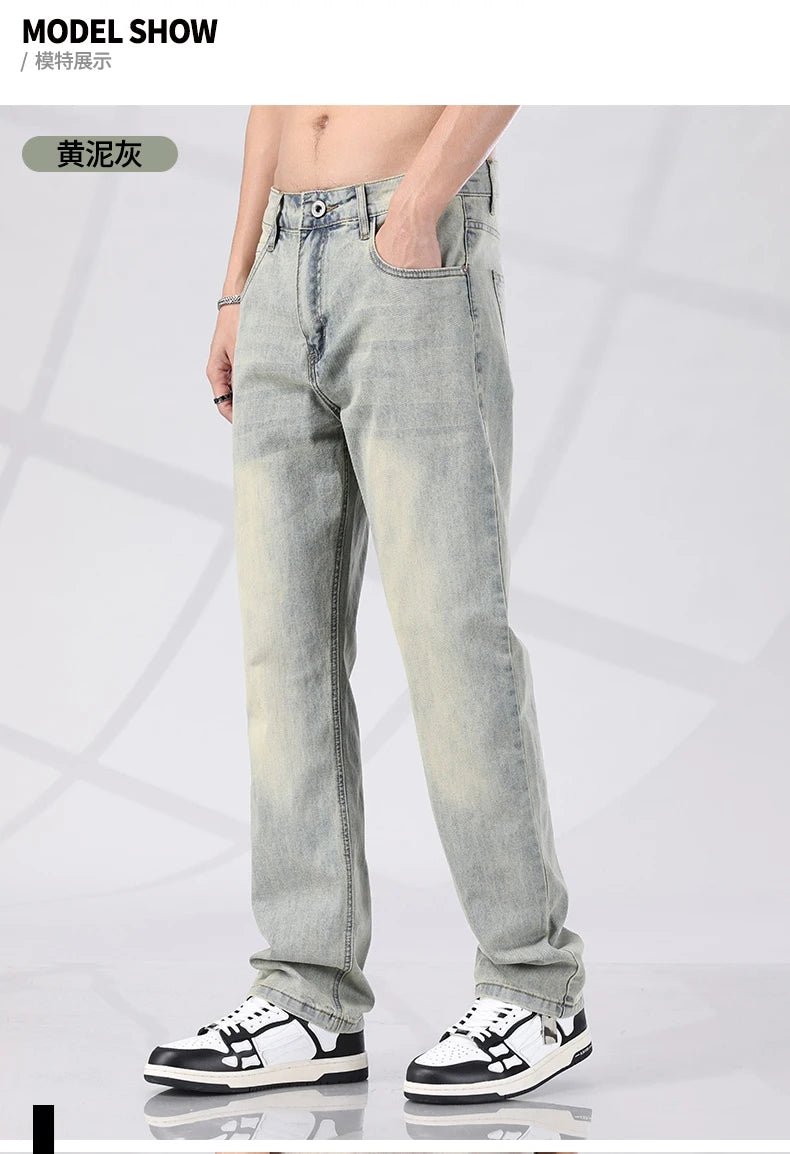 Jeans dritti blu retro estivi per uomo: casual e trendy! - StepByStepNow