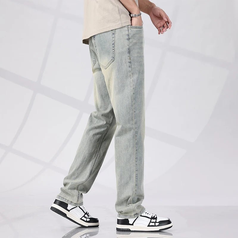 Jeans dritti blu retro estivi per uomo: casual e trendy! - StepByStepNow