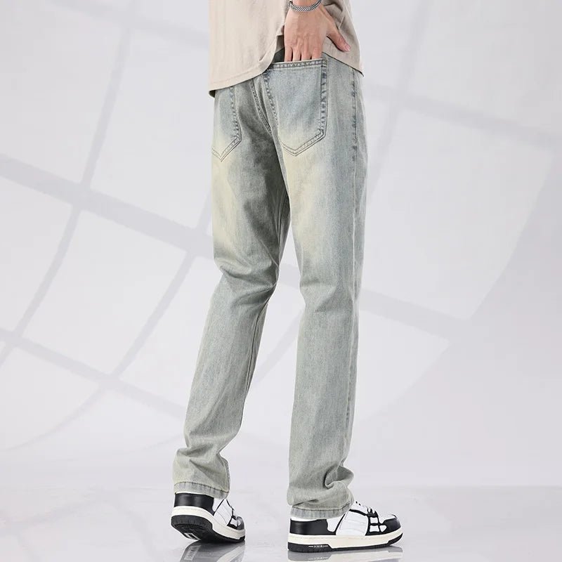 Jeans dritti blu retro estivi per uomo: casual e trendy! - StepByStepNow