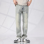 Jeans dritti blu retro estivi per uomo: casual e trendy! - StepByStepNow