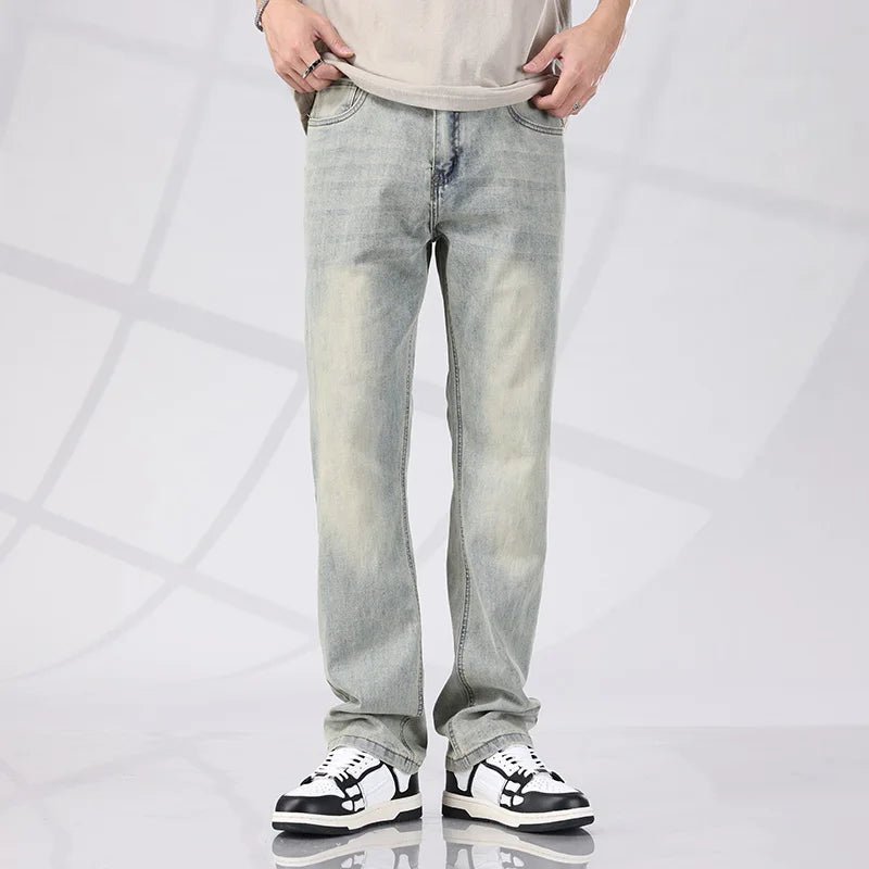 Jeans dritti blu retro estivi per uomo: casual e trendy! - StepByStepNow