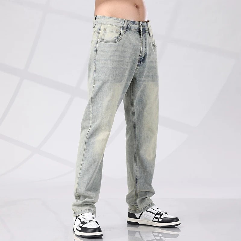 Jeans dritti blu retro estivi per uomo: casual e trendy! - StepByStepNow
