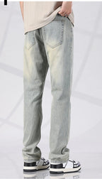 Jeans dritti blu retro estivi per uomo: casual e trendy! - StepByStepNow